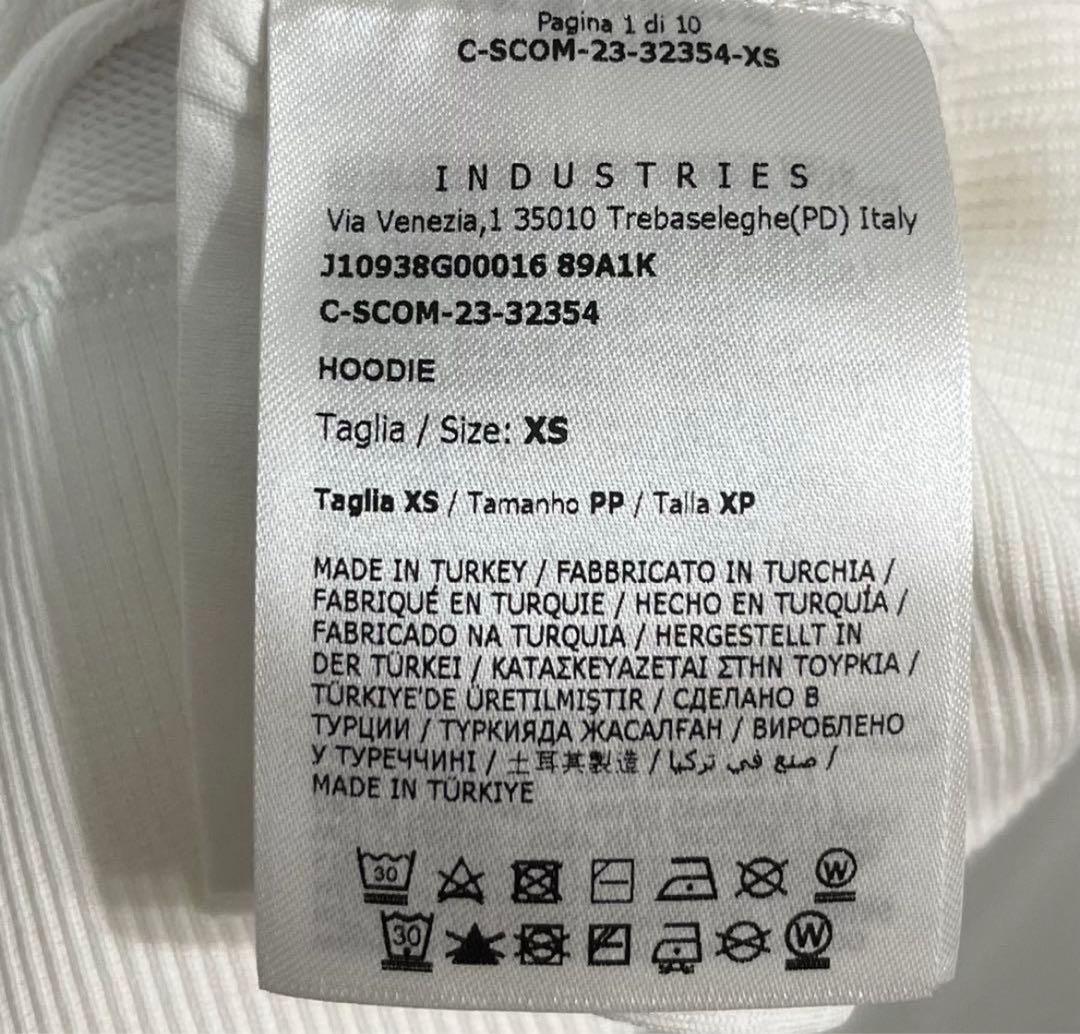 モンクレール　パーカー　ホワイト　美品