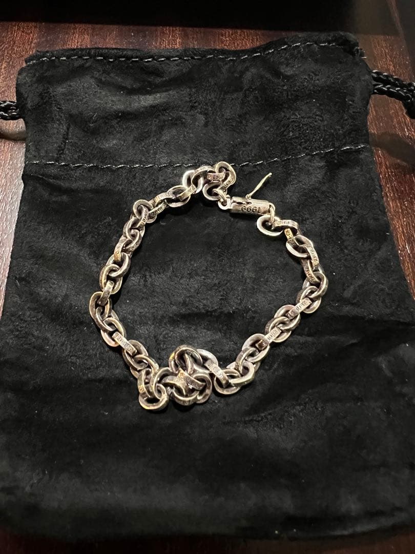 Chrome Hearts ペーパーチェーン ブレスレット 8インチ