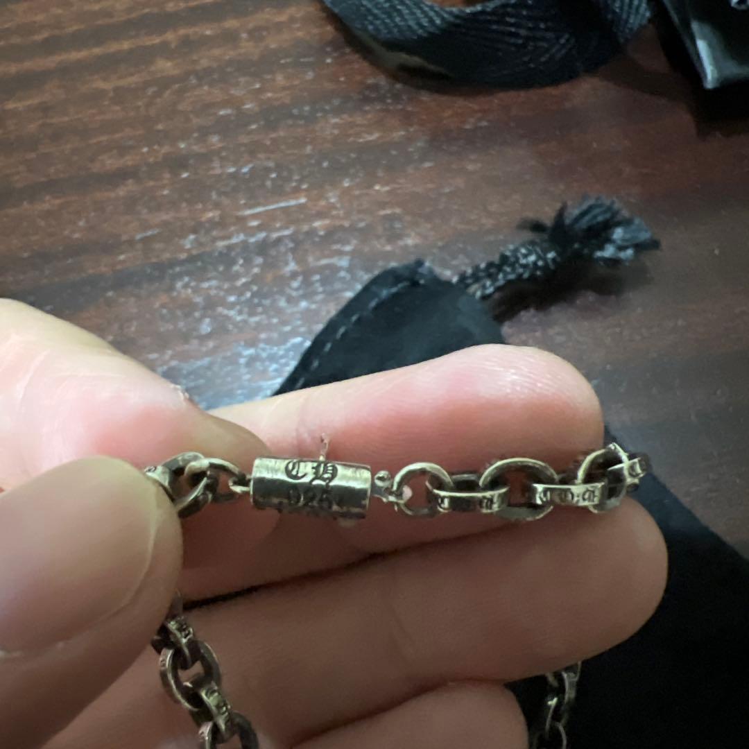 Chrome Hearts ペーパーチェーン ブレスレット 8インチ