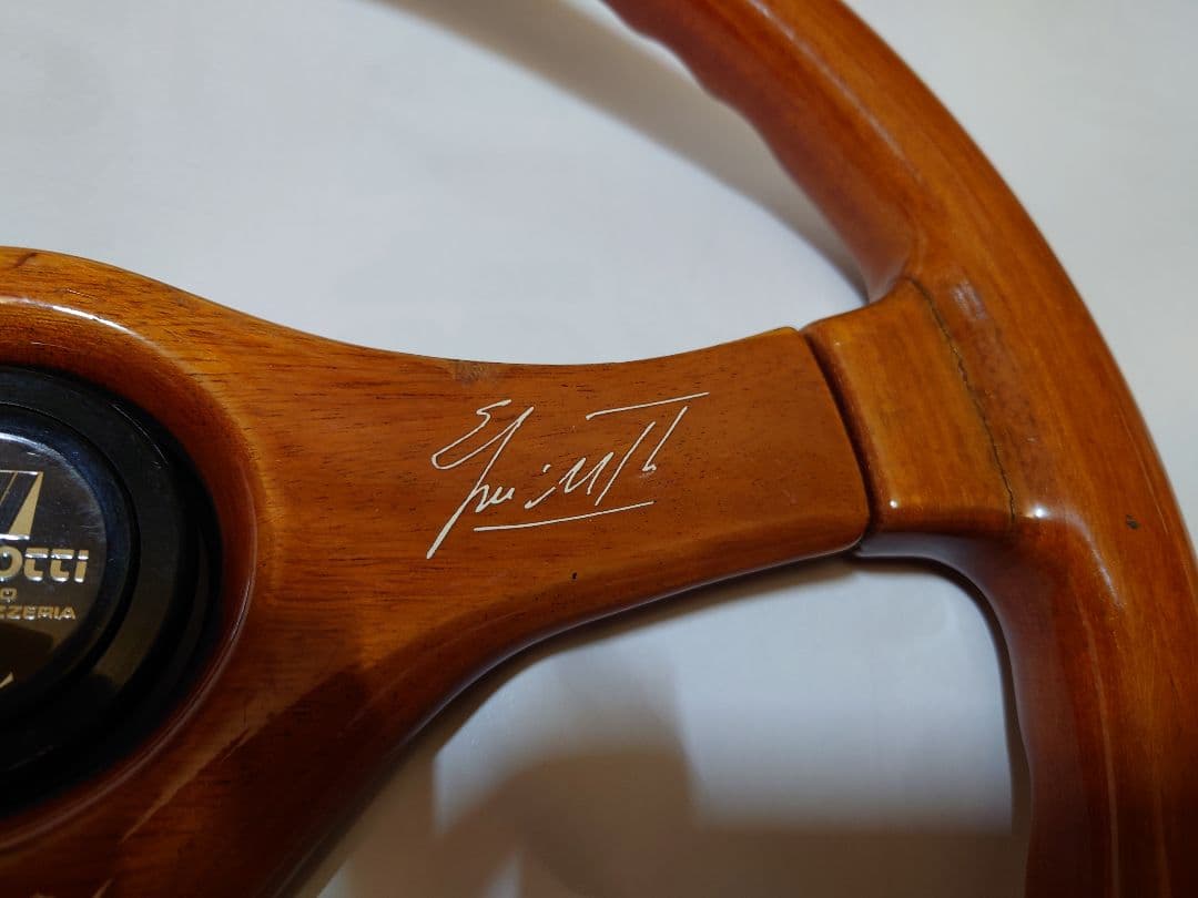 Michellotti ウッド ステアリング 　ミケロッティ当時物！旧車！