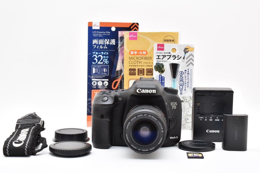 デジタル一眼レフカメラCanon EOS 7D MarkⅡ 標準レンズセット