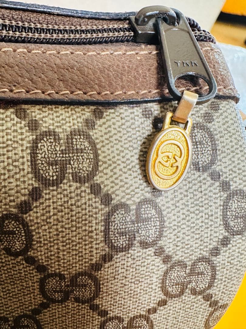 【9in9s】GUCCI グッチ ミニボストンバッグ シェリーライン