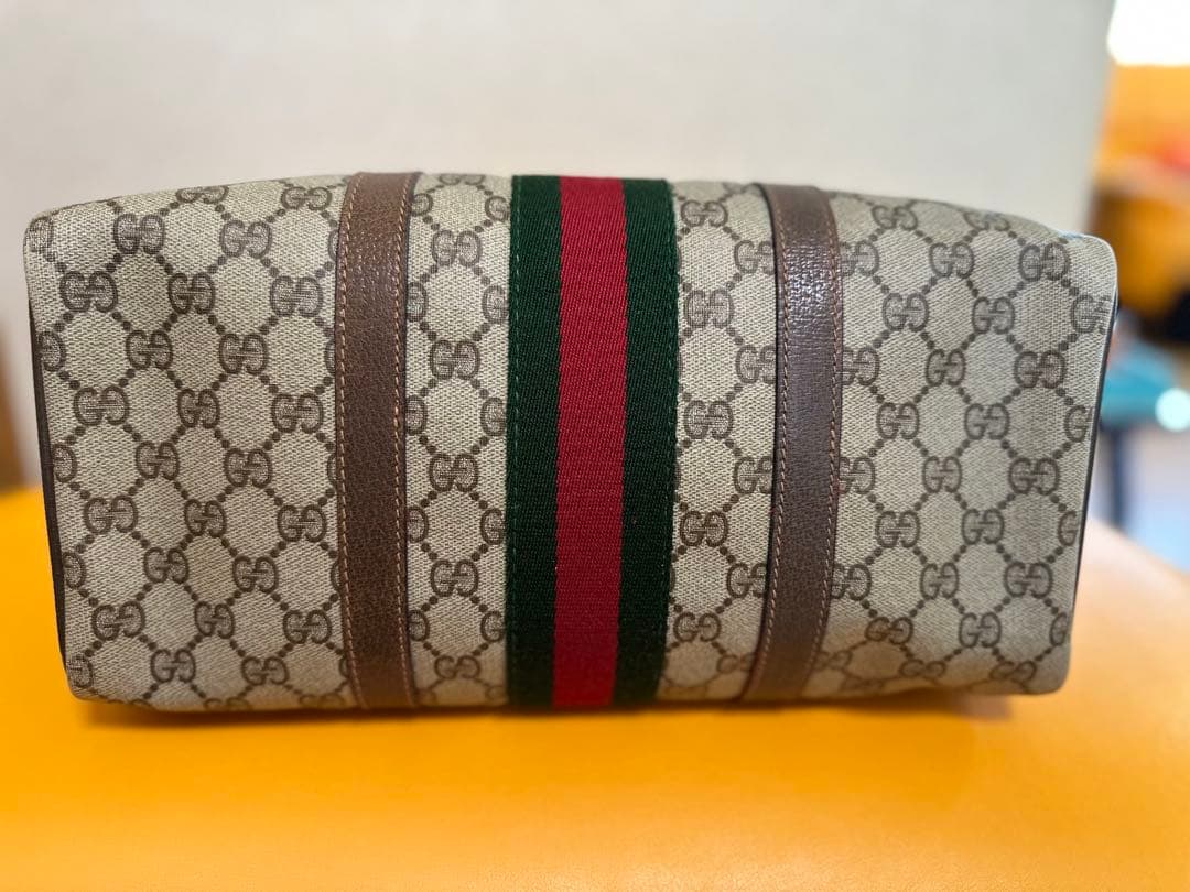 【9in9s】GUCCI グッチ ミニボストンバッグ シェリーライン