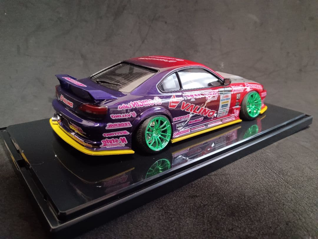1/24 ニッサン S15 シルビア D1 プラモデル 完成品 ケース付き