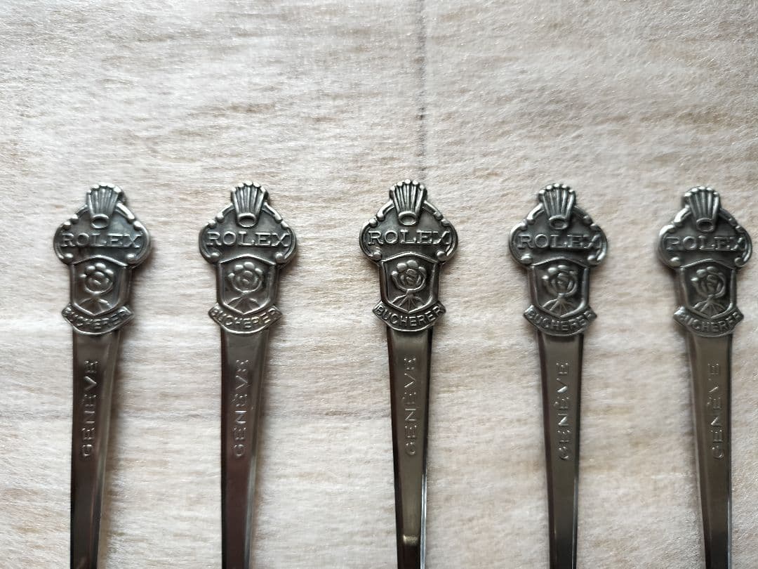 ROLEX ロレックススプーン GENEVE ジュネーブ 非売品 5本セット