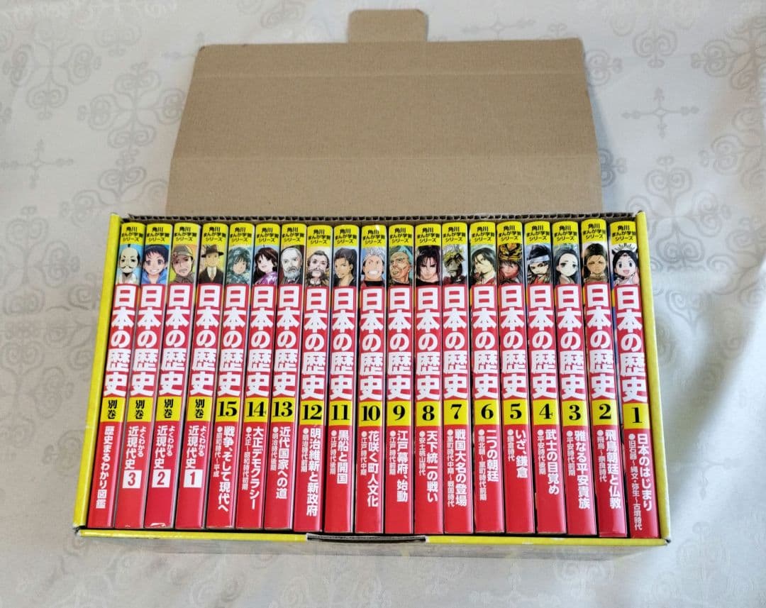 角川まんが学習シリーズ 日本の歴史 全15巻+別巻4冊セット　美品