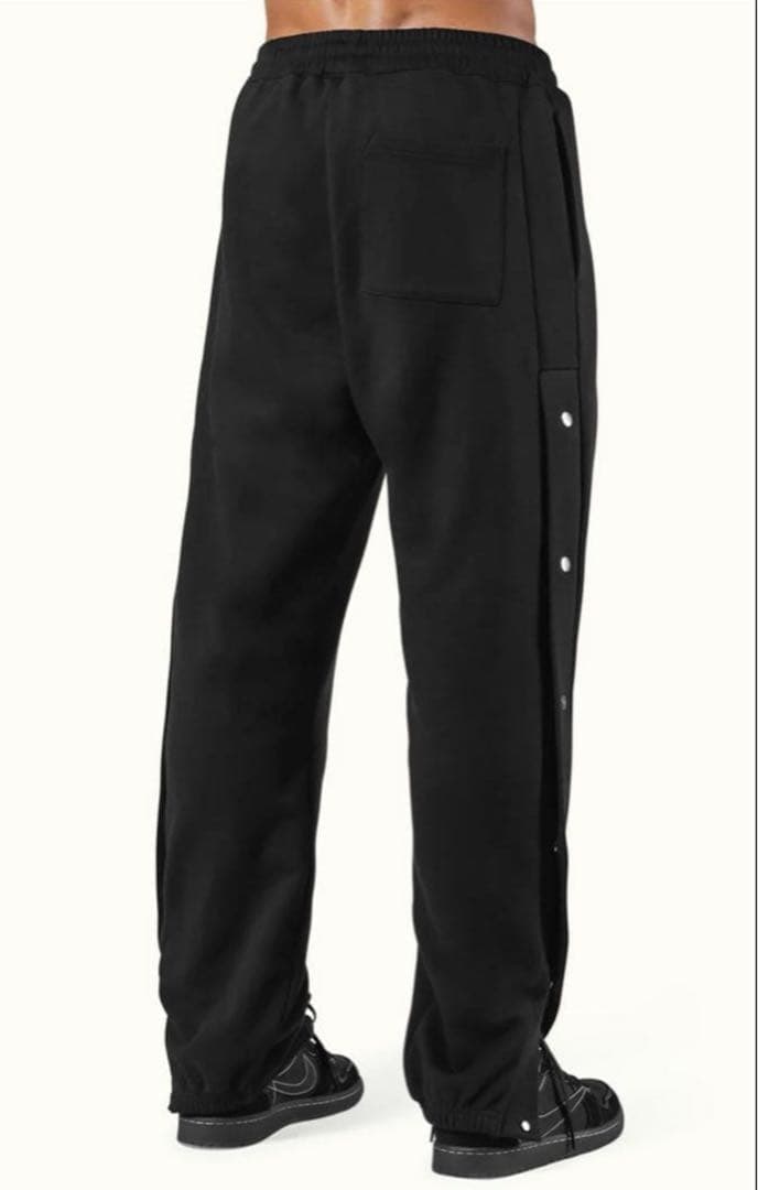 XL LYFT ウォームアップ　サイドボタンパンツ　ブラック