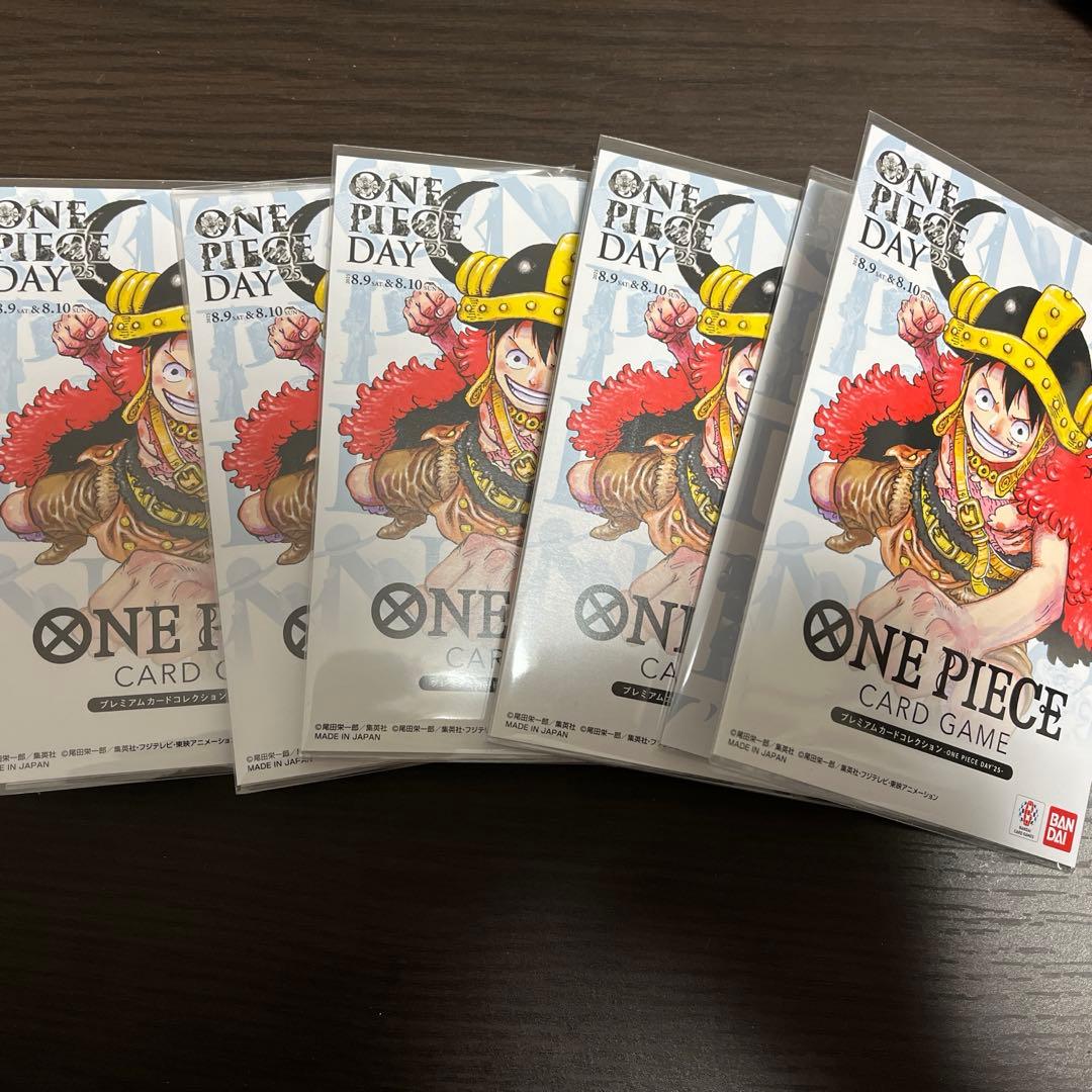 ぶ*く様 ワンピースカードゲーム　プレミアムカードコレクション2025 5セット