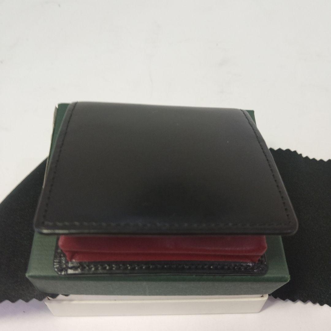 CYPRIS キプリス レザーケース ブラック×レッド コードバン