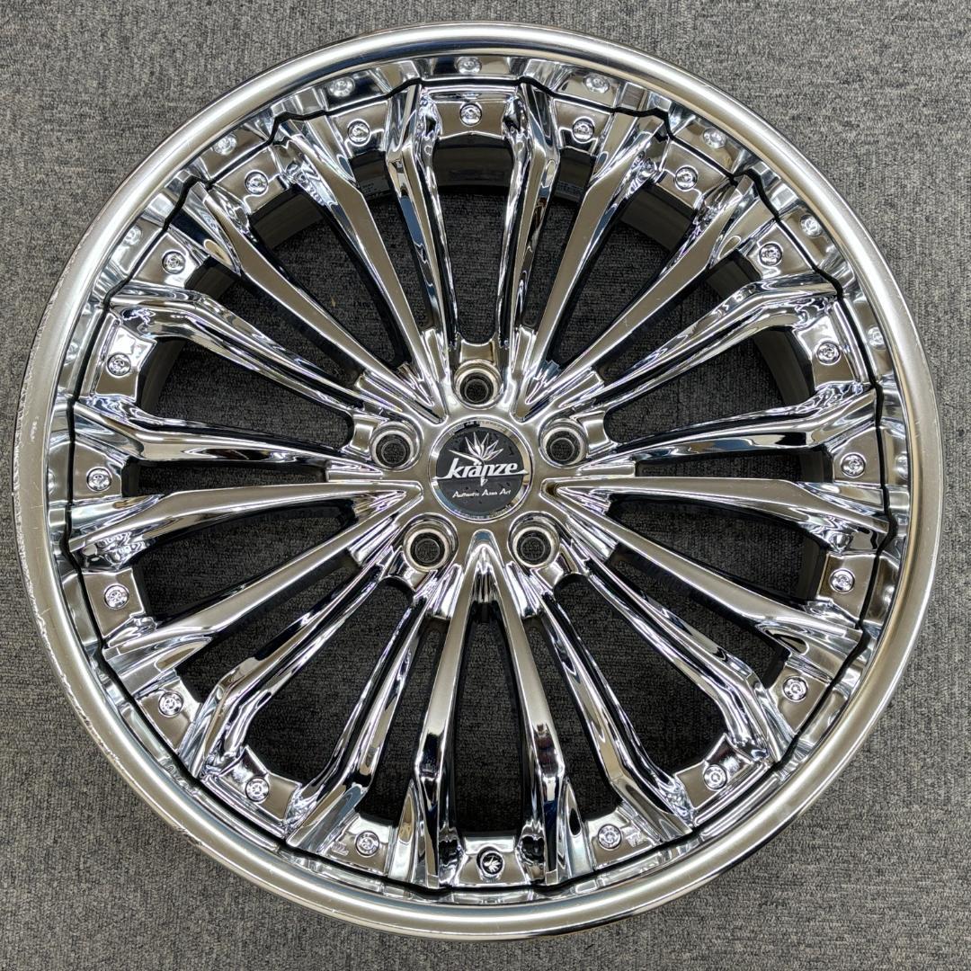 新品タイヤ付 weds クレンツェ フェルゼン アルファード ハリアー