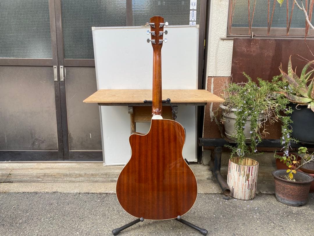 morris r-401 ts エレアコ　アコースティックギター　ソフトケース