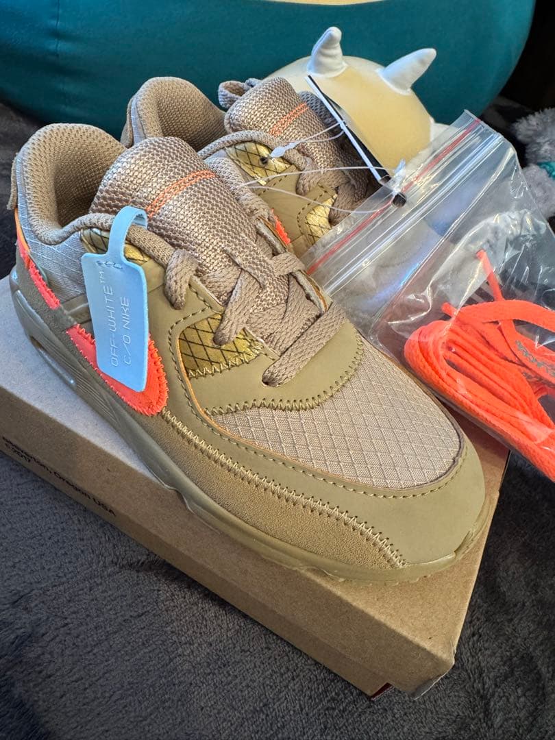 Off-White × Nike Air Max 90 \"Desert Ore\"