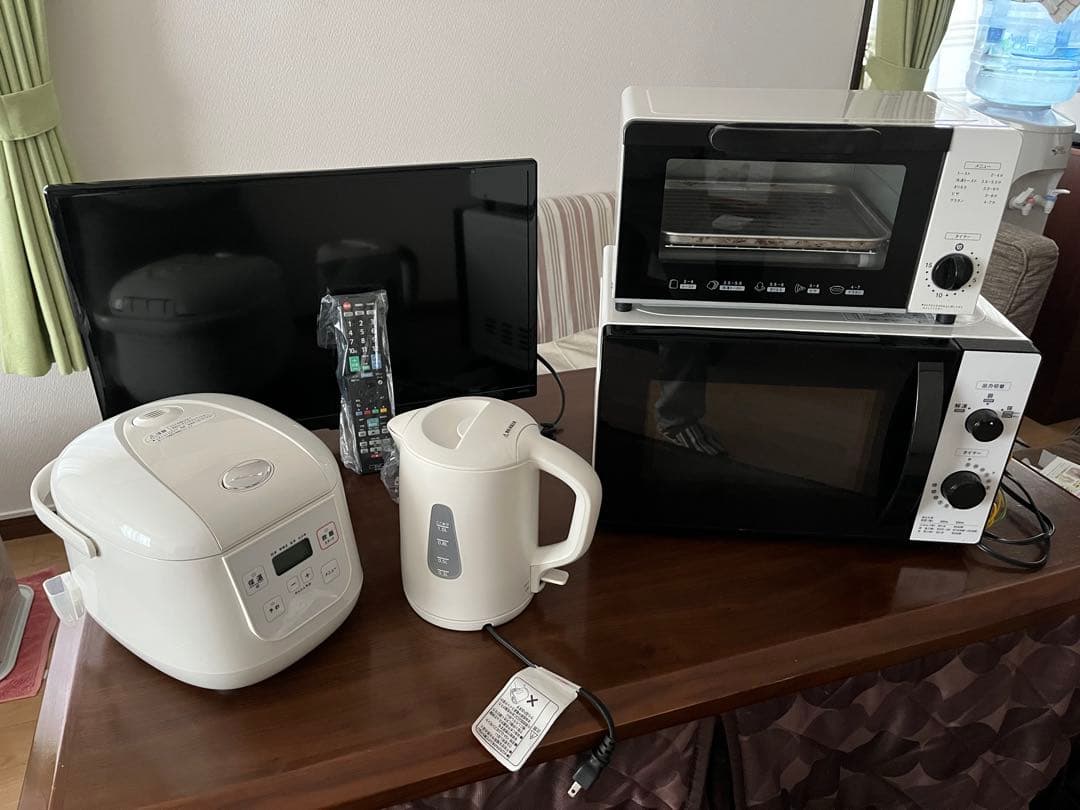 一人暮らし家電5点セット！