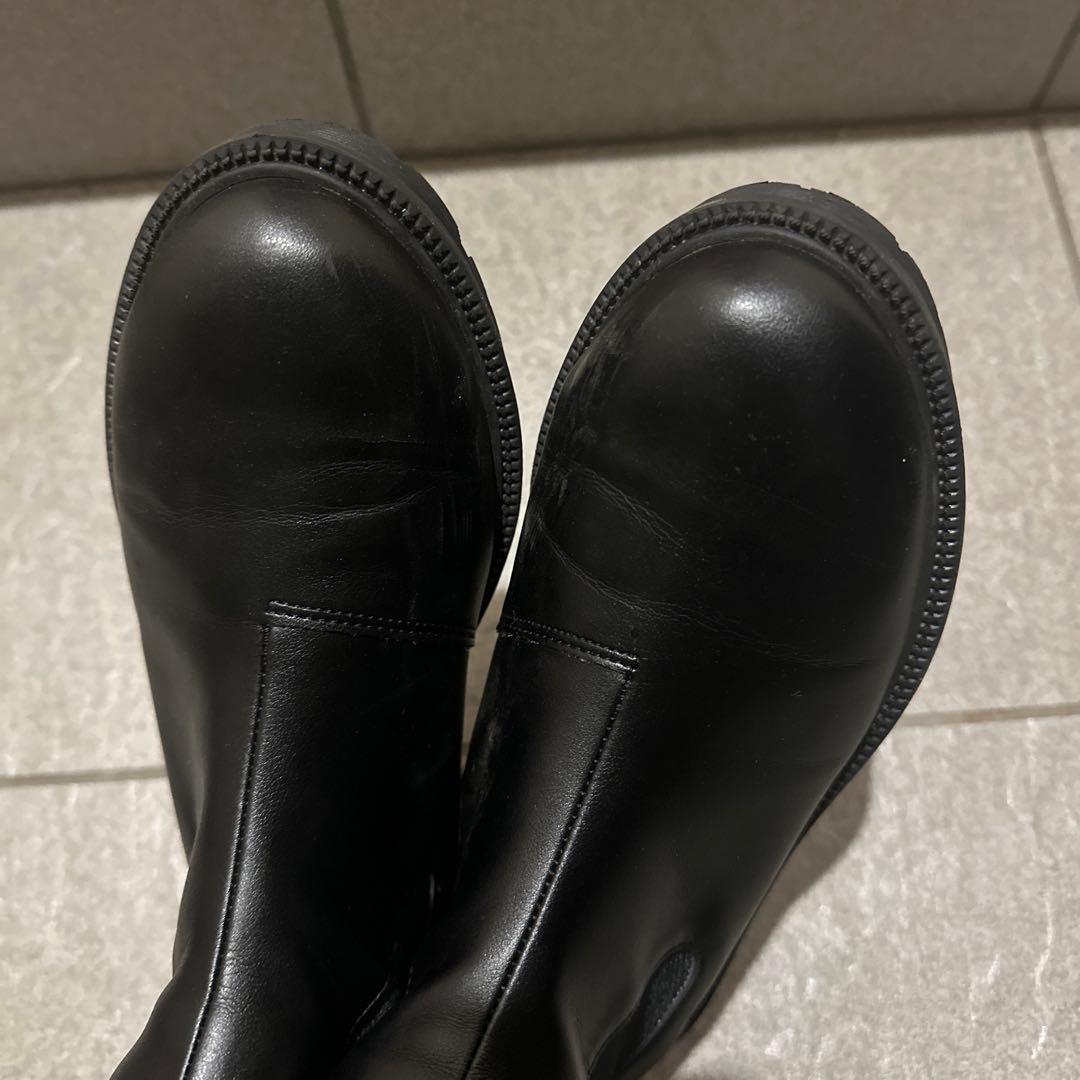 RAKUNA 整体ブーツ　サイドゴア ブラック Lサイズ