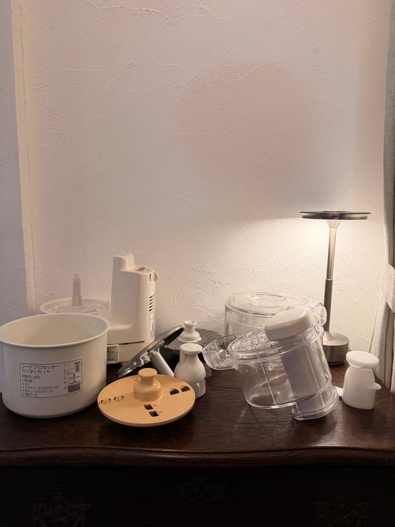 【美品】Panasonic フードプロセッサー ホワイト MK-K81