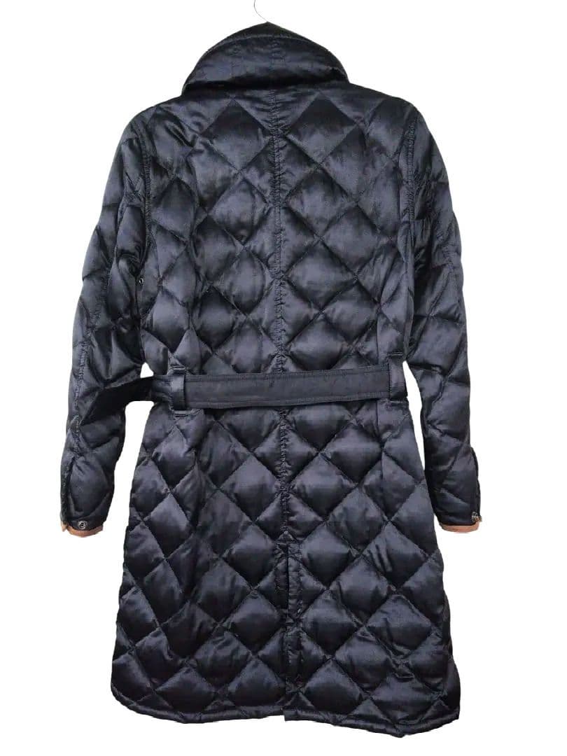 PALPH LAURENブラック ダウンフェザーコート ジャケット レディース