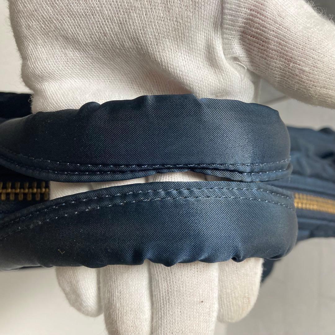 未使用級 新型 ポーター タンカー 2way ヘルメットバッグ アイアンブルー