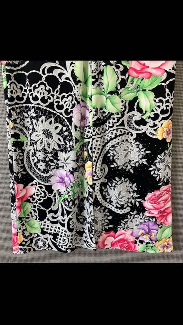 paakopod❣️レオナール　カンカン　シルク混 ロングワンピース