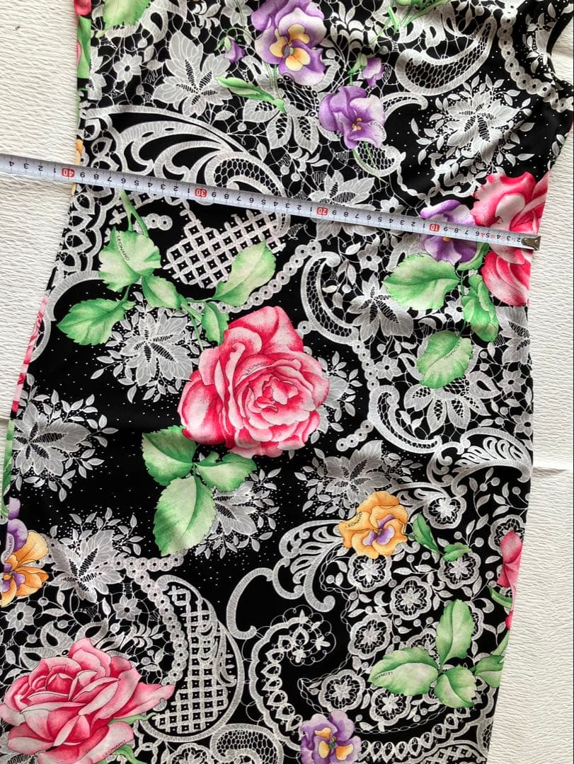 paakopod❣️レオナール　カンカン　シルク混 ロングワンピース