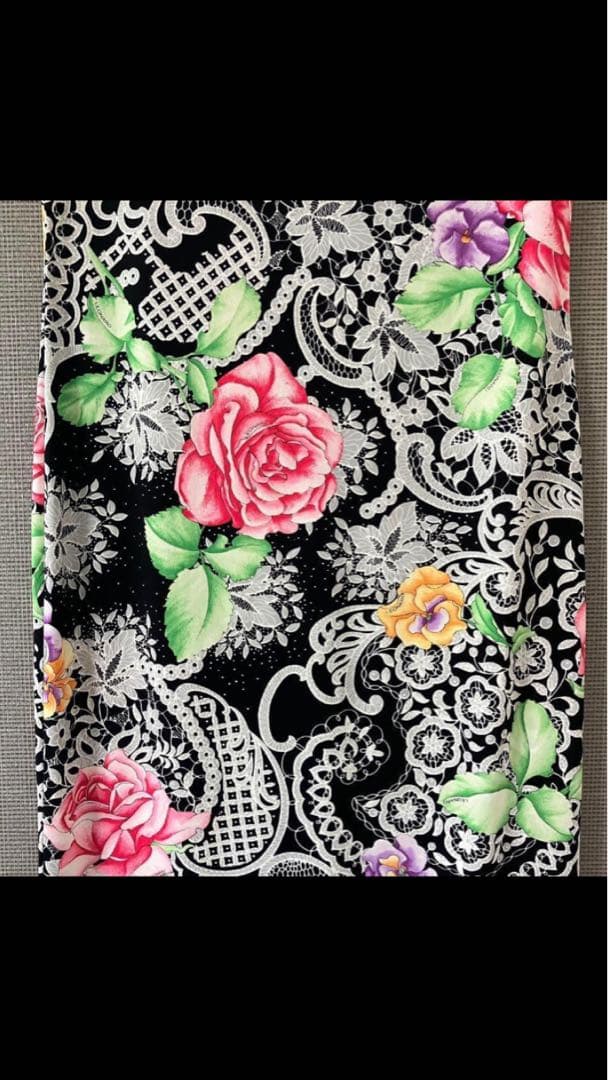 paakopod❣️レオナール　カンカン　シルク混 ロングワンピース