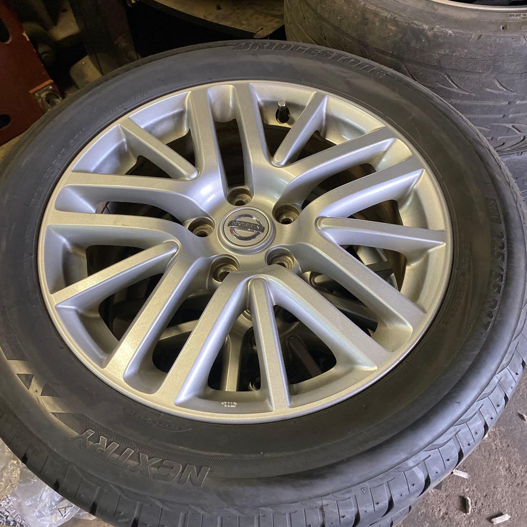 日産フーガ純正 17インチ ホイールセット タイヤ付き