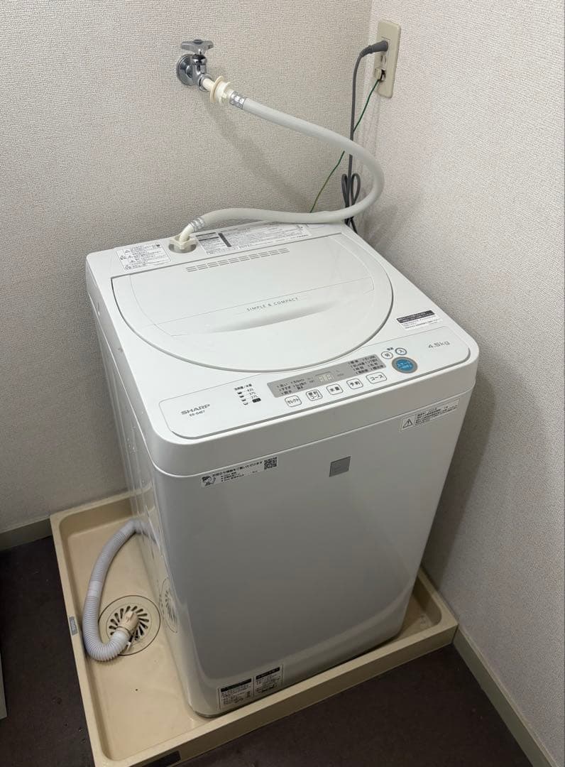 SHARP ES-G4E7 洗濯機 動作確認済（直接取りに来てくれる方のみ）