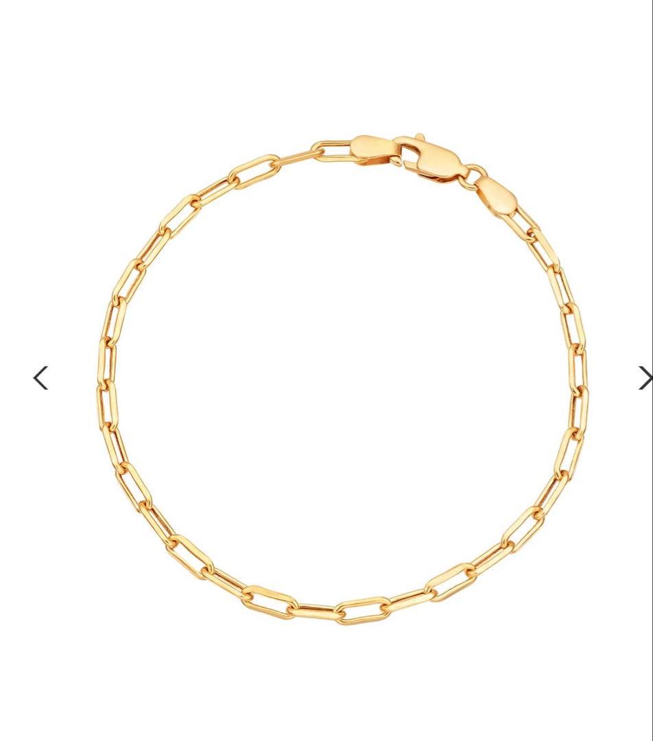 ジュエリーツツミ　チェーンブレスレット　18k 18センチ