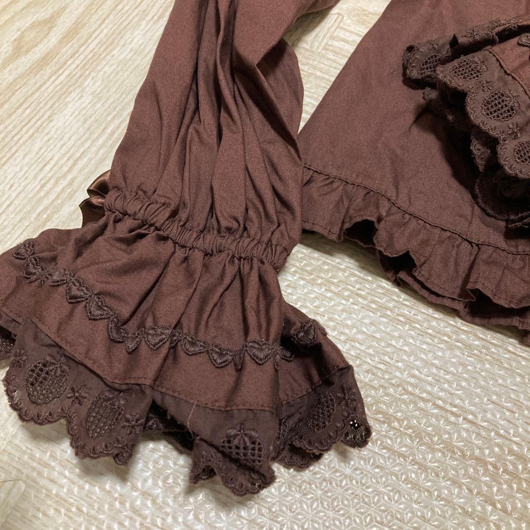 BABY,THE STARS Strawberry Lovesブラウス ブラウン