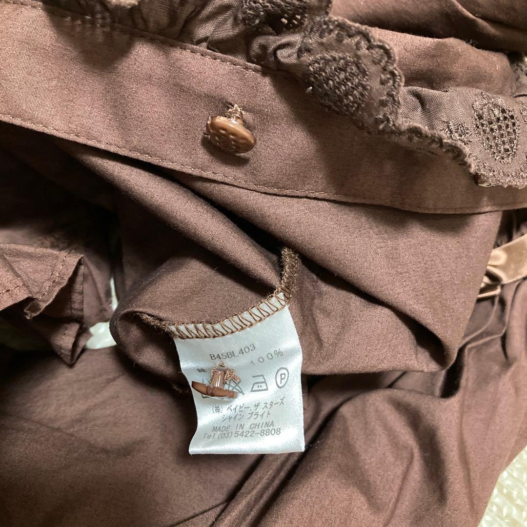 BABY,THE STARS Strawberry Lovesブラウス ブラウン