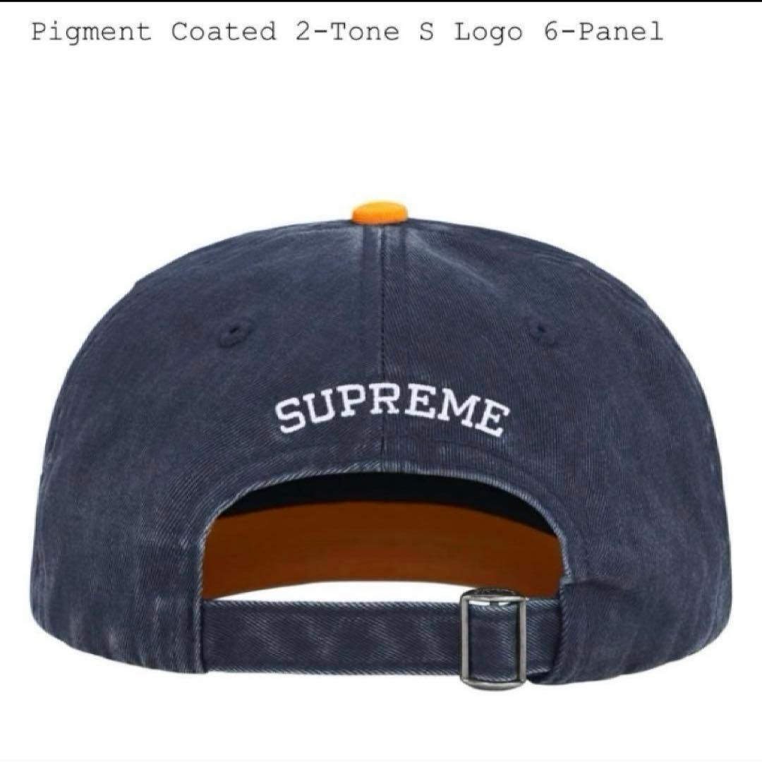 【新品】 Supreme 2-Tone S Logo 6-Panel 紺