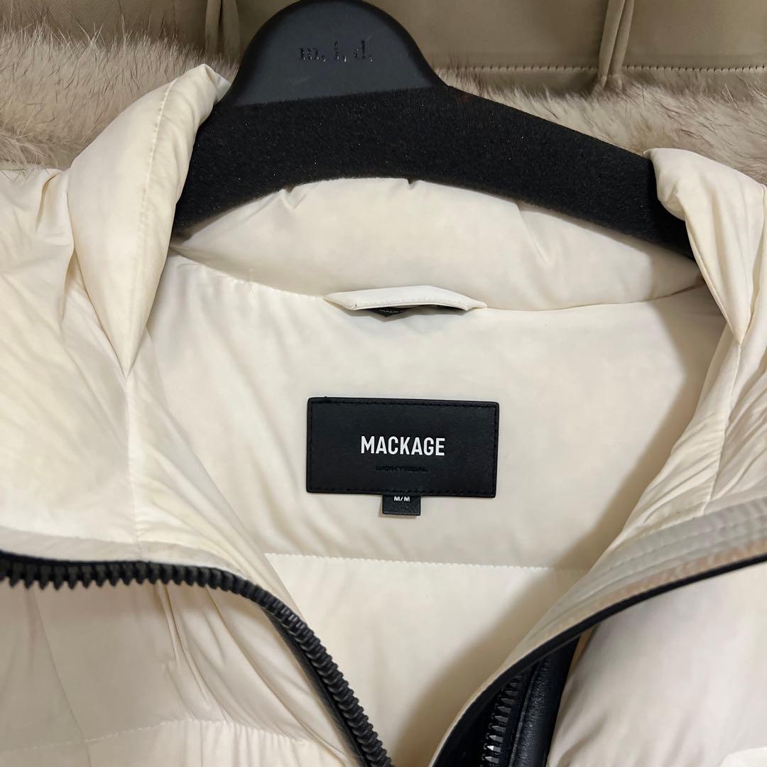 【SALL】MACKAGE CALLA-BX ホワイトダウンジャケット