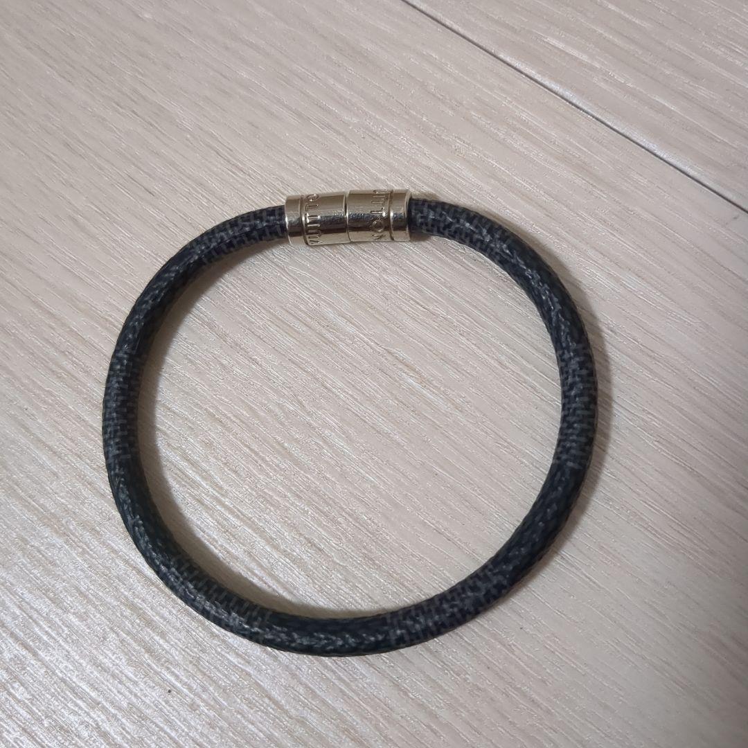 美品】ルイヴィトン ダミエ・グラフィット ブラスレ・キープ イット ブレスレット