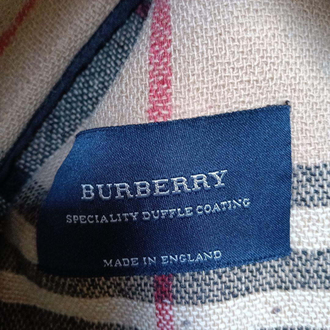 バーバリーロンドン ノバチェック柄 ウールダッフルコート レディース Lサイズ