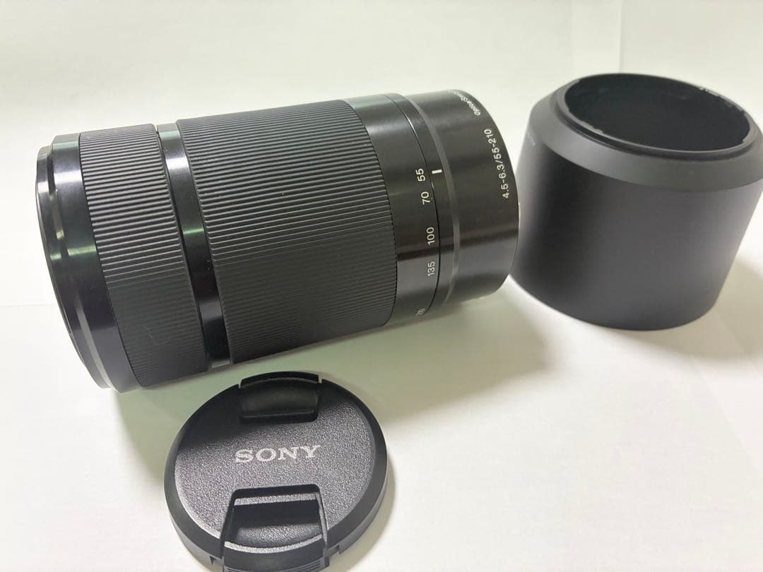 ソニー SONY SEL55210 レンズフード付き