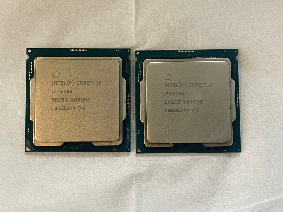 m*o様 Intel CPU5点セット