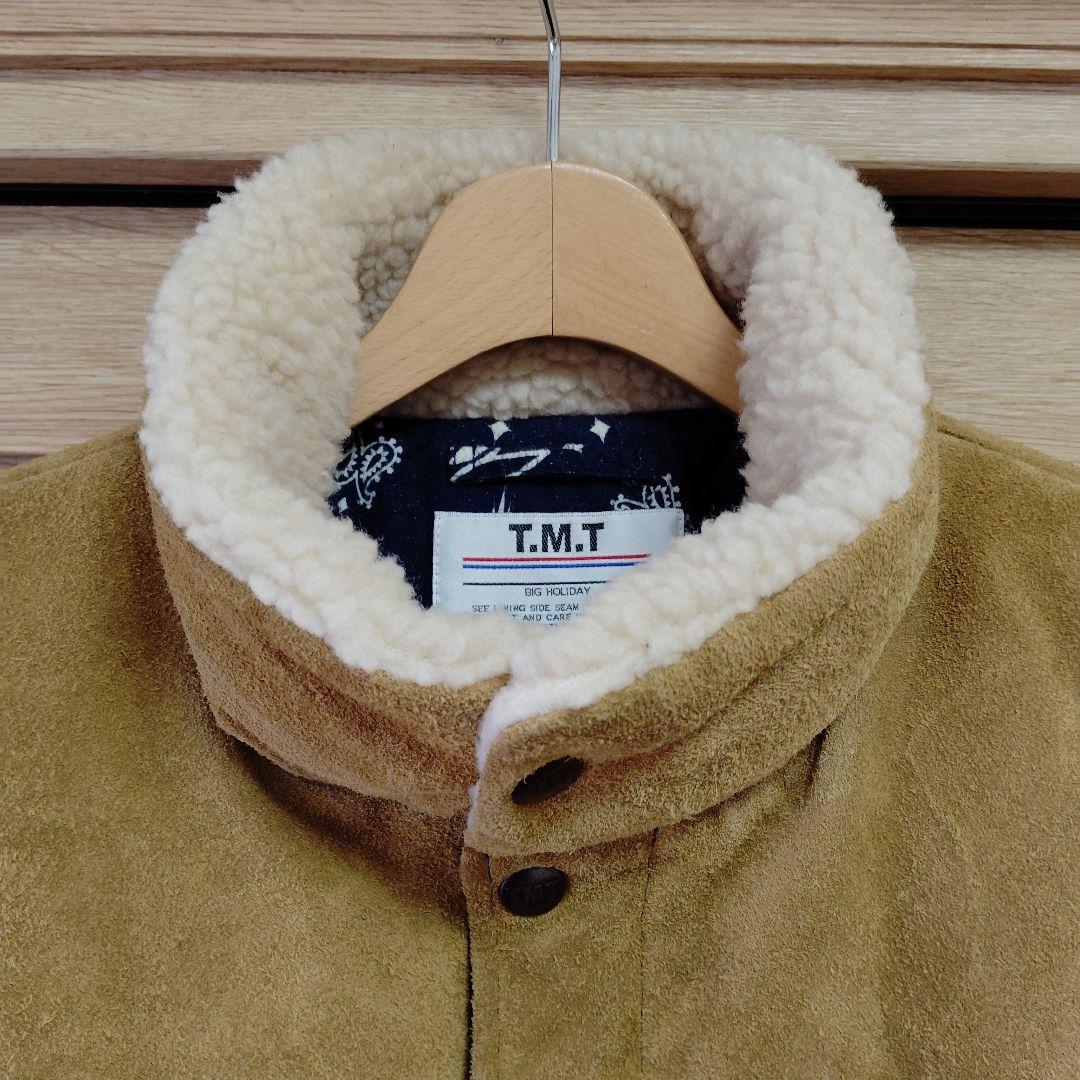 T.M.T　LEATHER COMBINATION DOWN JACKET