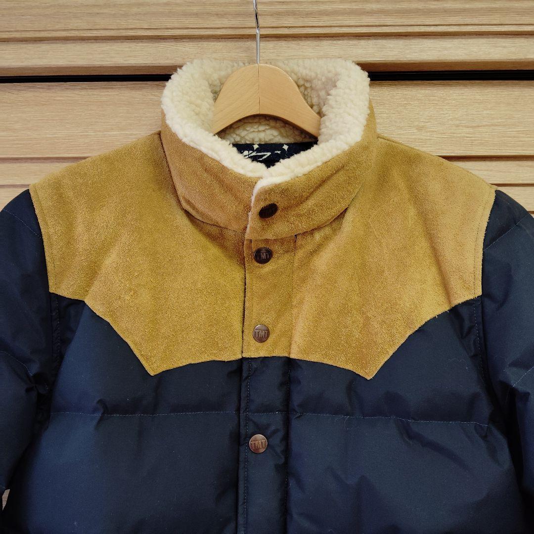T.M.T　LEATHER COMBINATION DOWN JACKET