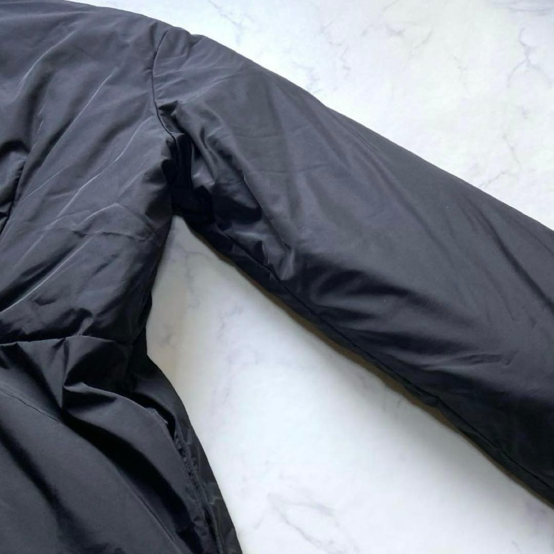 美品✨ボーダーズアットバルコニー イリデッセント パテッド ジャケット 黒 36