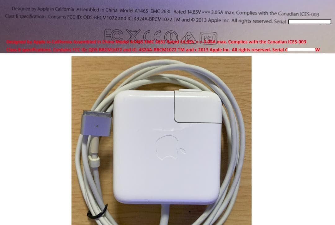 MacBook Air2013 11インチA1465 ジャンク品