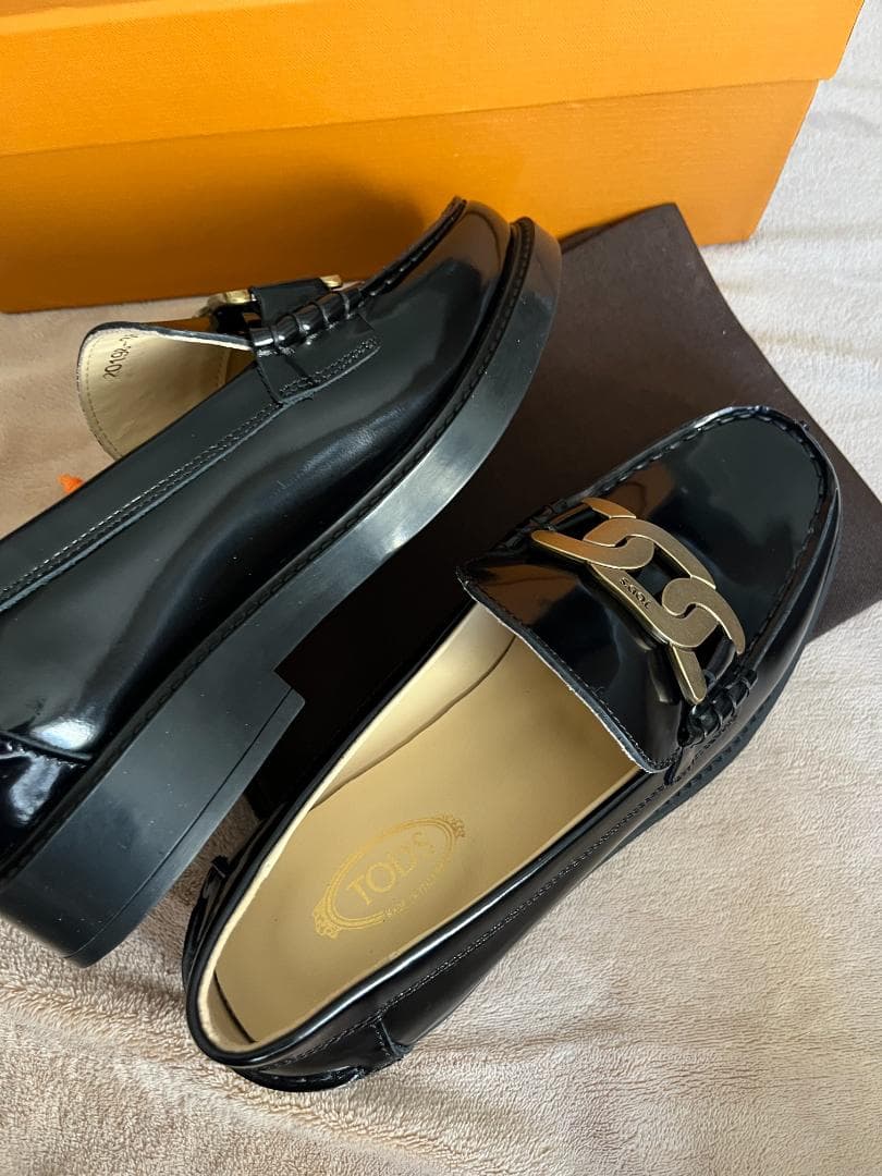 ローファー ケイト メタルチェーン 37