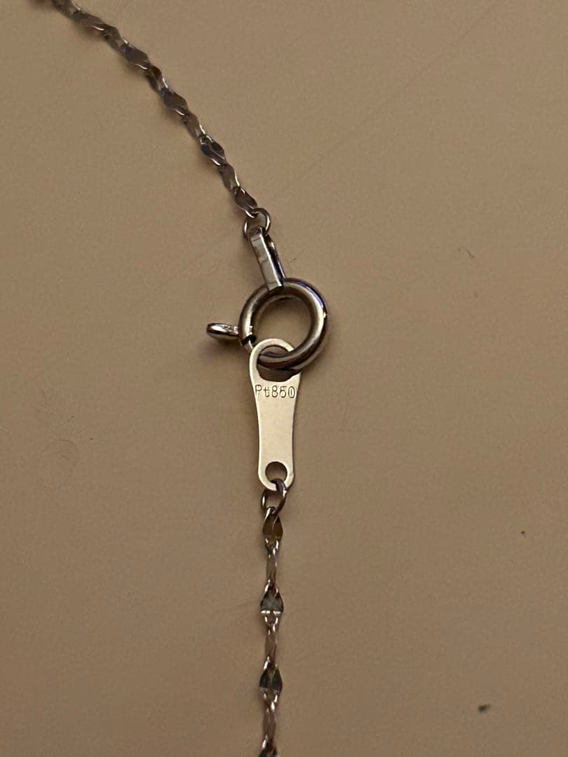 Pt850 チェーンネックレス