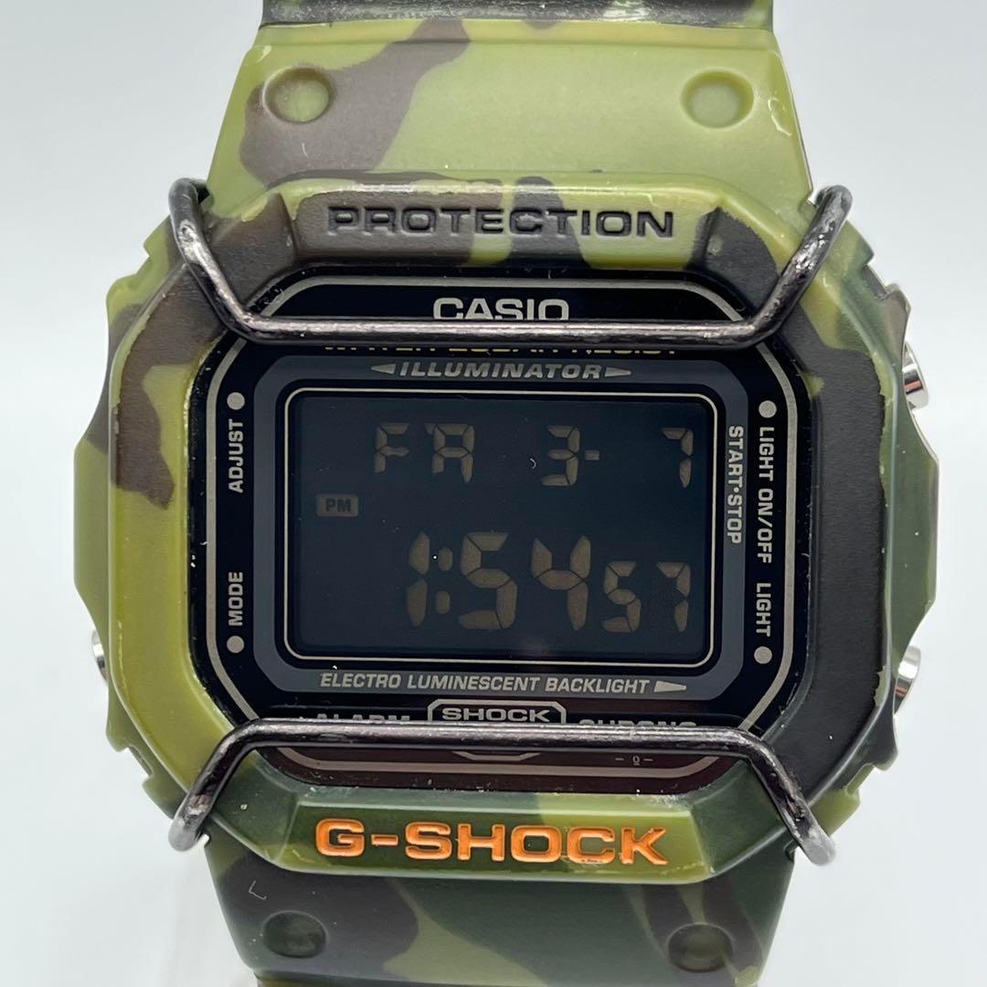 ★CASIO カシオ G-SHOCK DW-5600E 迷彩柄 電池交換済★