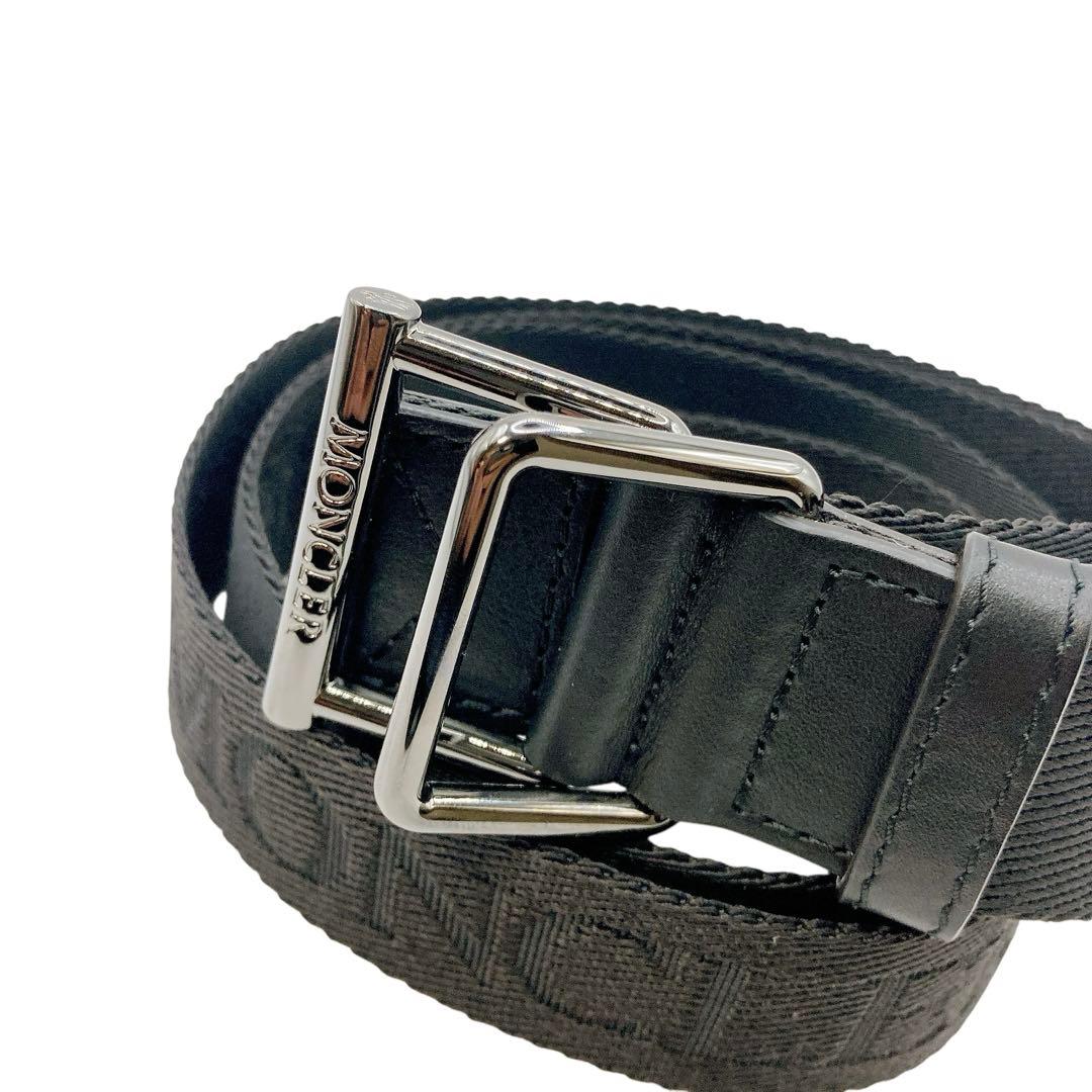 新品未使用✨MONCLER モンクレール　ベルト　ロングサイズ　ブラック　メンズ