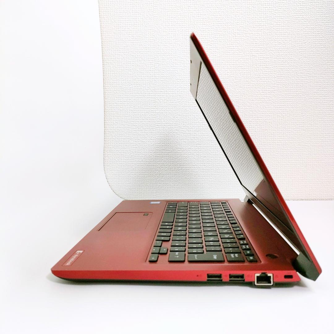 第8世代i5✨️Win11/SSD/小型軽量/カメラ付き赤ノートパソコン/東芝