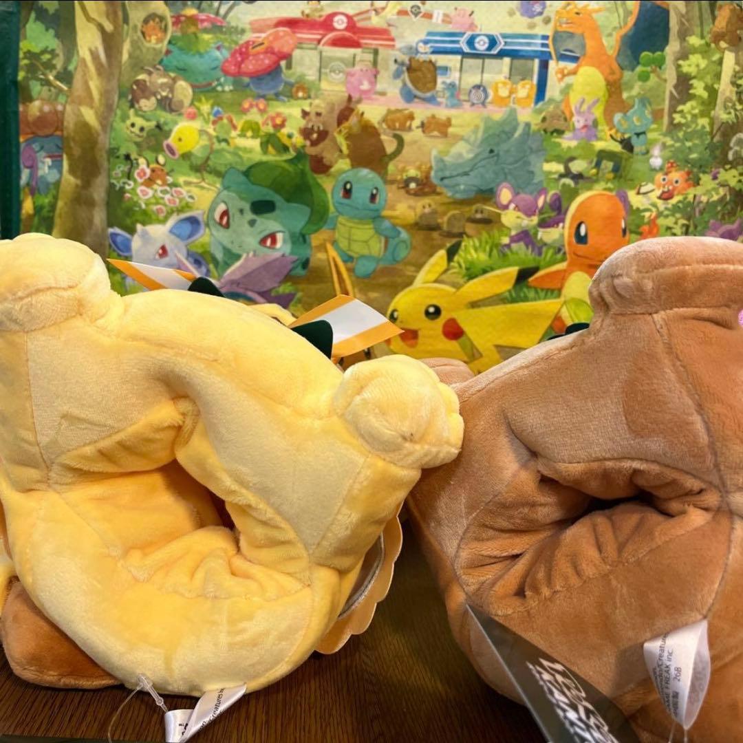 【限定】ポケパーク カントー ぬいぐるみ パペット ピカチュウ イーブイ