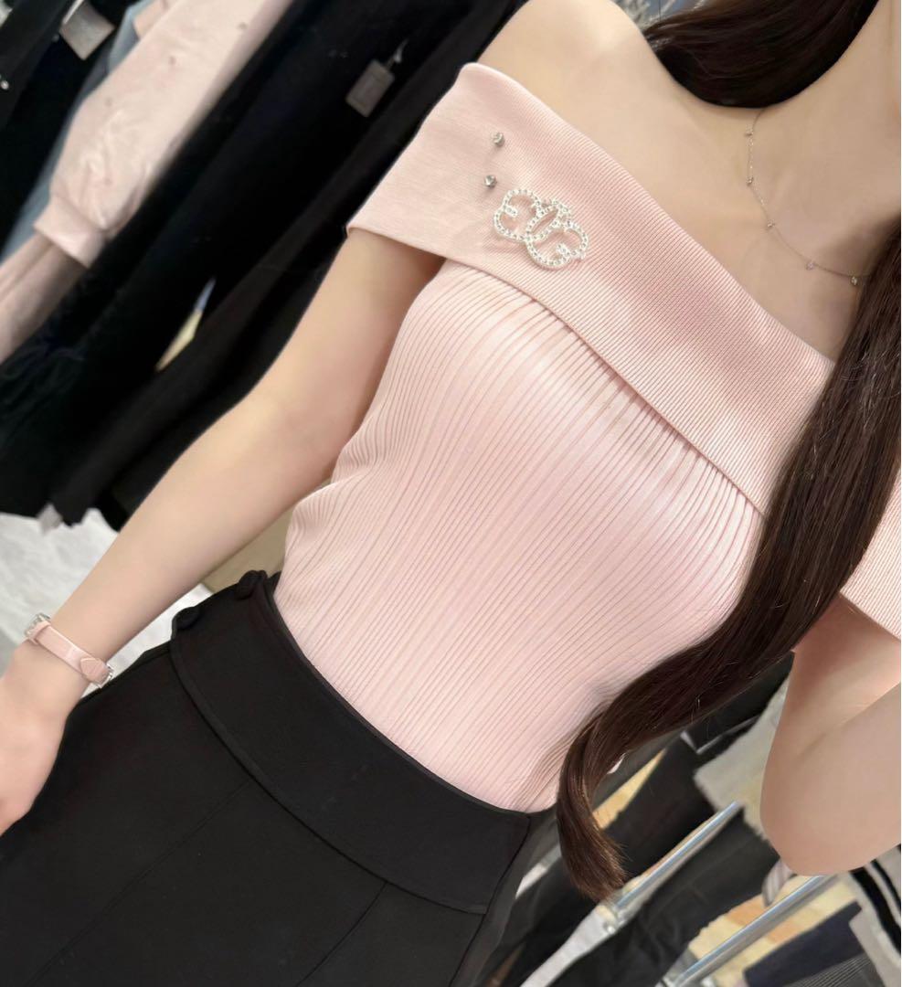 トップス Lumignon lumi papillon off shoulder top