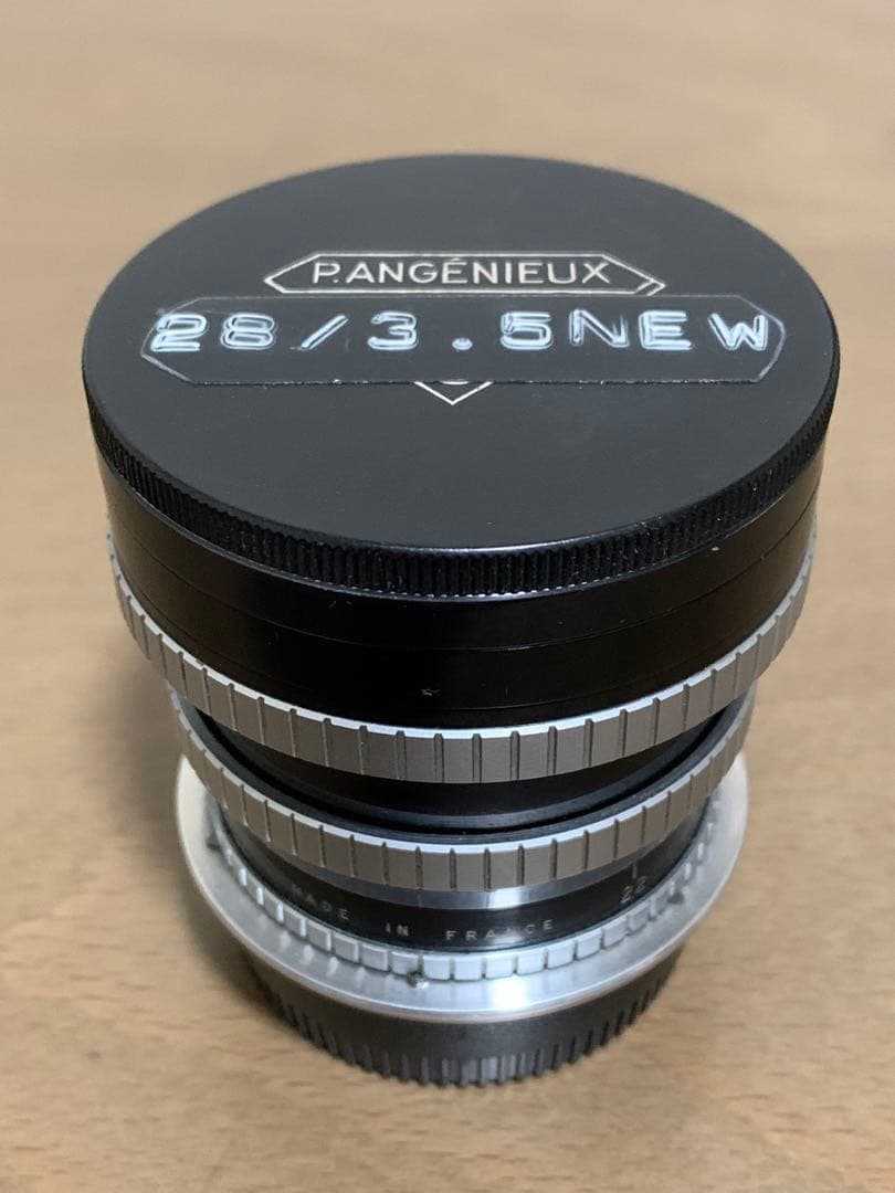 【稀少】アンジェニュー Nikon改造Ｆマウント 28mm/f3.5