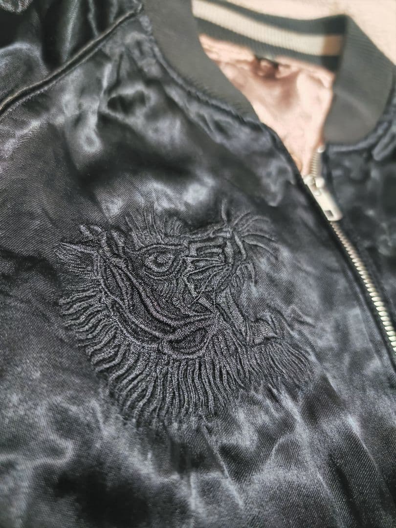 WJK スカジャン 2面用 日本限定 ワシ unisex レーヨン 富士山刺繍