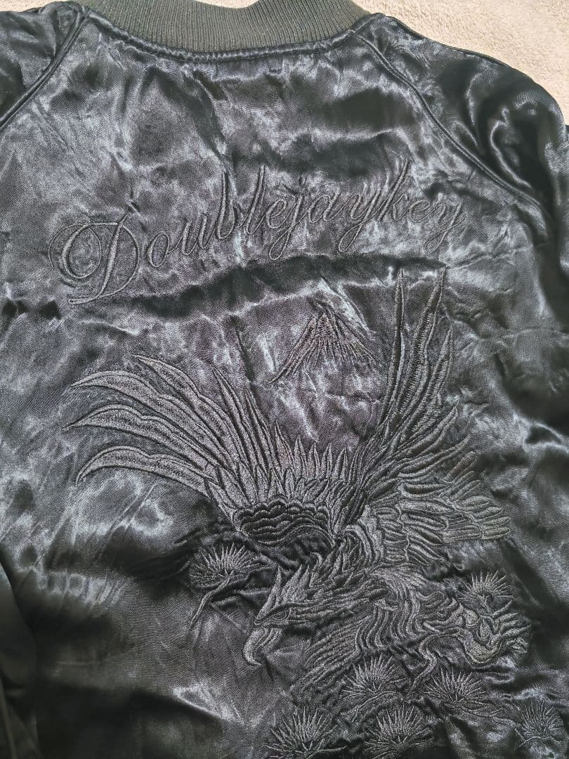 WJK スカジャン 2面用 日本限定 ワシ unisex レーヨン 富士山刺繍