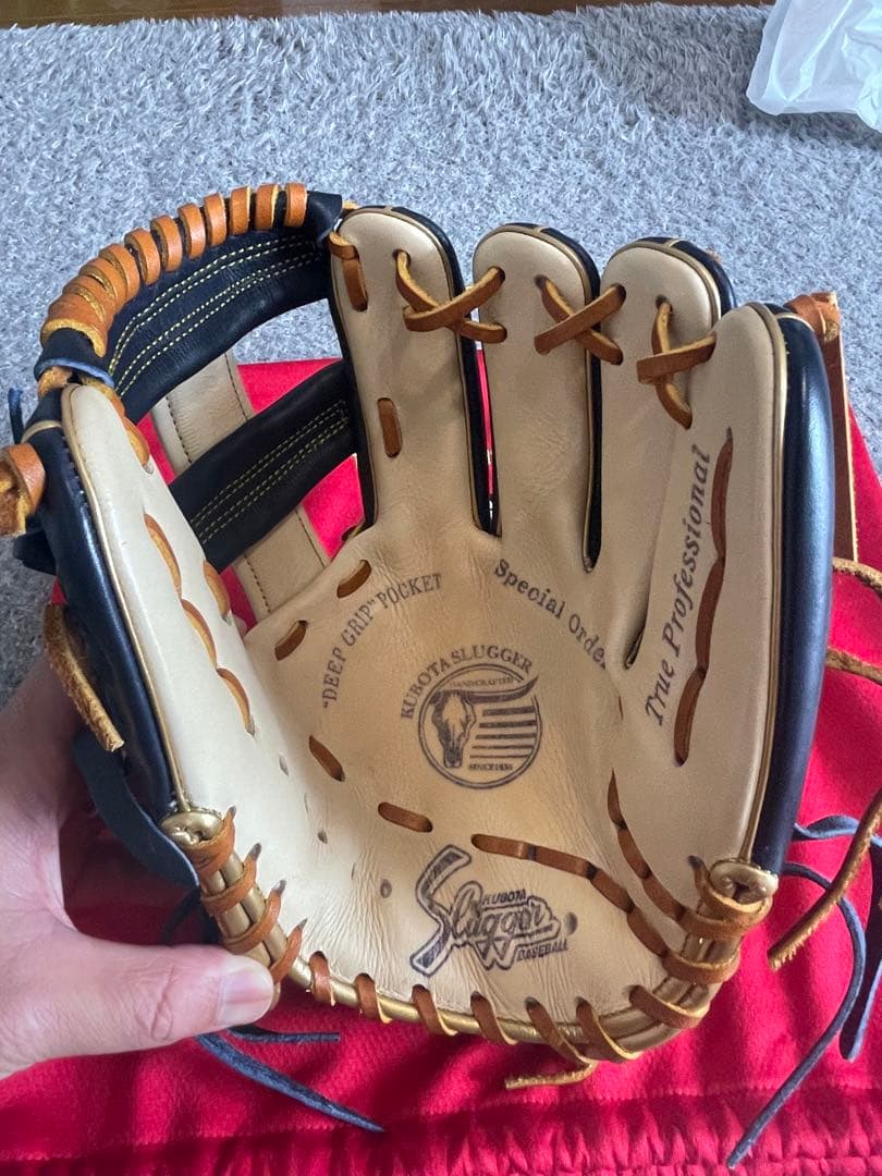 久保田スラッガー 軟式グローブ ＫＳブラック×クリーム